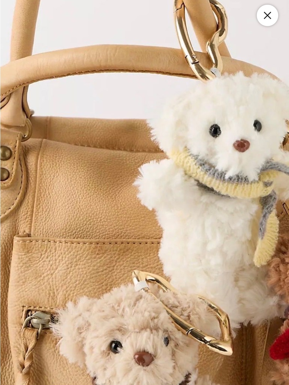 Free People Teddy Bear Bag Charm!!!